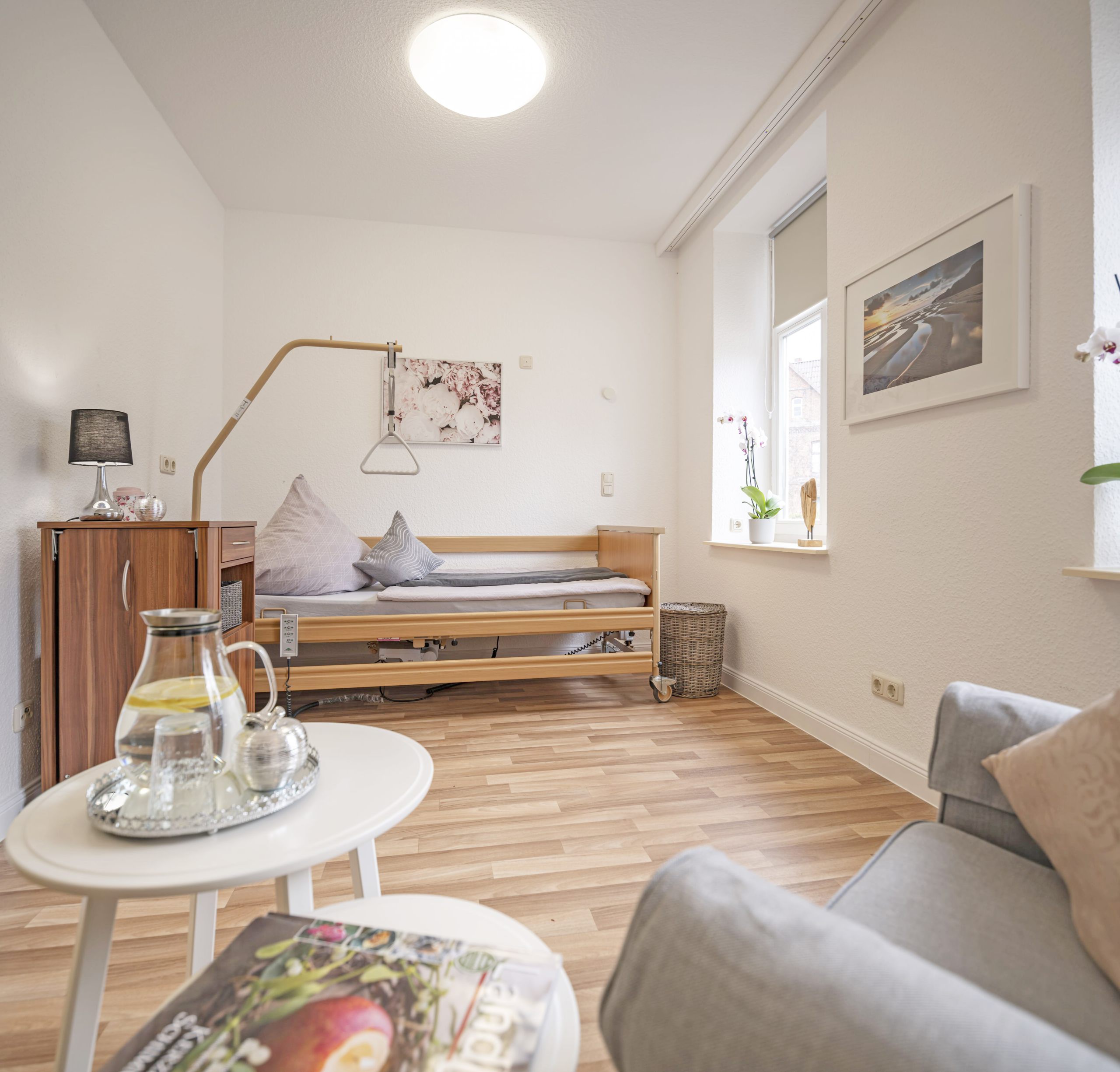 Der Schlafbereich im Service-Wohnen